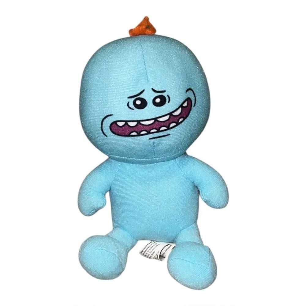 Toy Factory Mr. Meeseeks Plush Rick and Morty Blue Alien 7" Stuffed Animal EUC